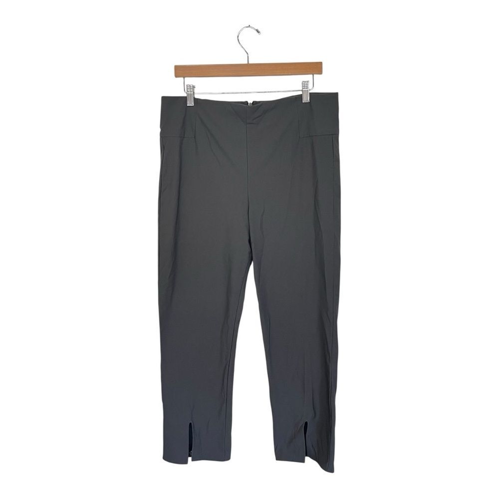 Athleta | Dark Gray Split Leg Yoga Workout Athletic Pants Plus Size‎ 16